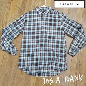 Jos A. Bank Traveler's Collection Button down Top